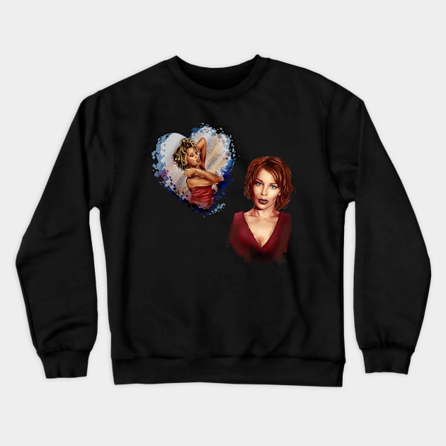 Kylie Minogue - Stickers set 04 Crewneck Sweatshirt by micheleamadesi